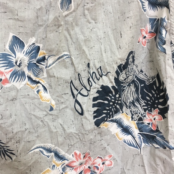 Aloha Men’s Short SleeveHawaiian Button Down Shirt - Picture 6 of 8